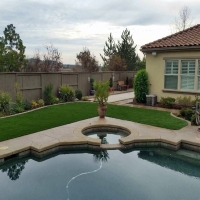 Artificial Turf Oak Glen California Landscape Front Yard