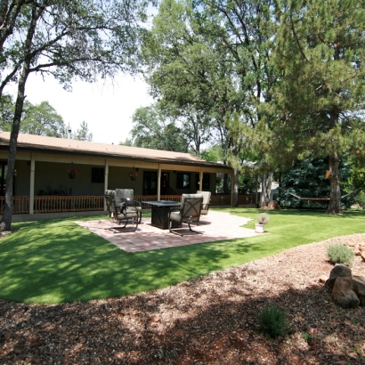 Fake Turf Granite Hills California Lawn Back Yard