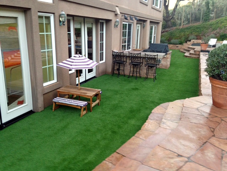 Fake Turf Long Beach California Lawn Back Yard