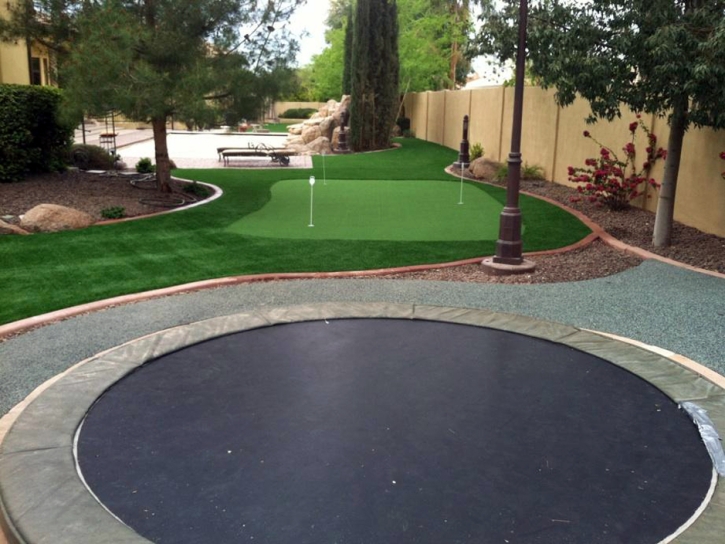 Golf Putting Greens Murrieta California Fake Turf Back Yard