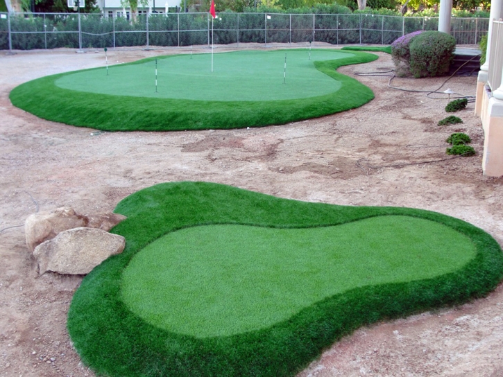 Golf Putting Greens Ocotillo California Fake Turf Back Yard