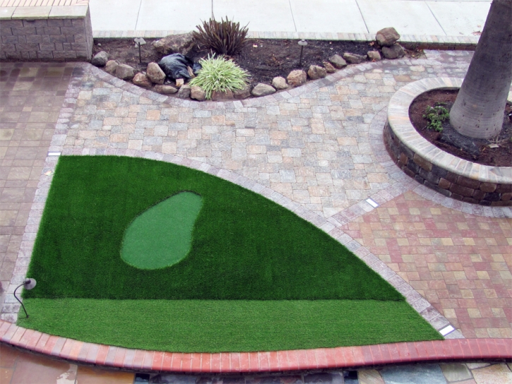 Putting Greens Mecca California Synthetic Turf Pavers Back