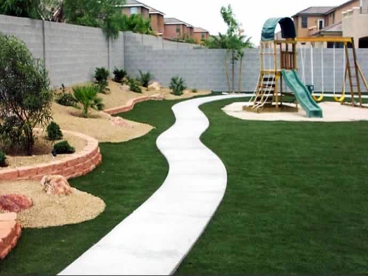 Synthetic Grass Calimesa California Landscape Front Yard